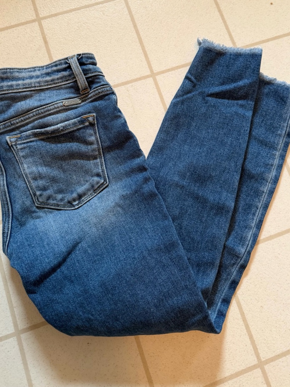 KanCan Dark Mid-Blue Skinny Jeans